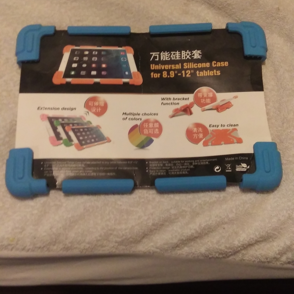 Universal Shockproof Flexible Silicone Cover Case for 8.9"-12" tablets